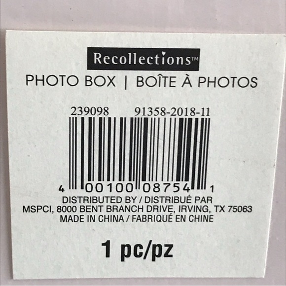 Recollections - Photo Box Floral Motif "Happy Life" - NEW/SEALED - Picture 10 of 13